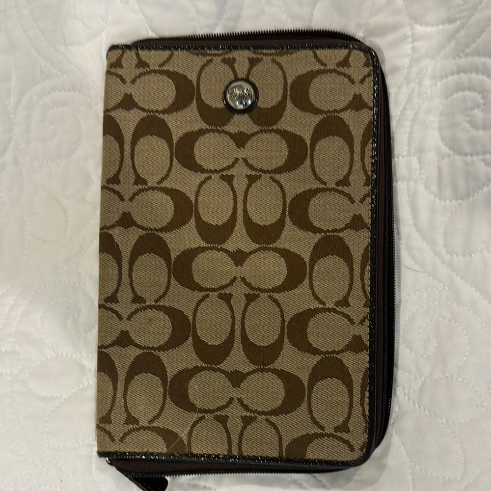 Brown Monogram Zip Wallet
